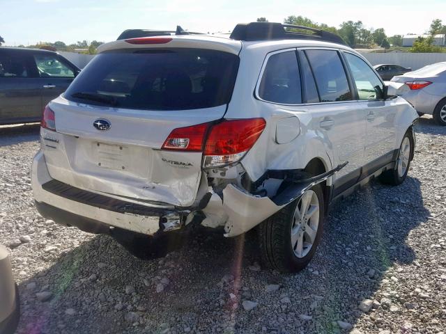 4S4BRCDC6E3213931 - 2014 SUBARU OUTBACK 2. WHITE photo 4