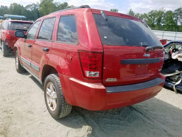 1J4HS48N45C561631 - 2005 JEEP GRAND CHER RED photo 3