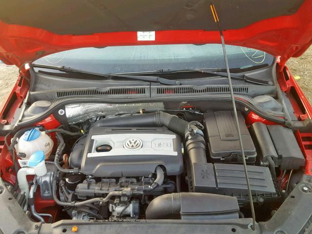 3VW467AJ7CM428551 - 2012 VOLKSWAGEN JETTA GLI RED photo 7