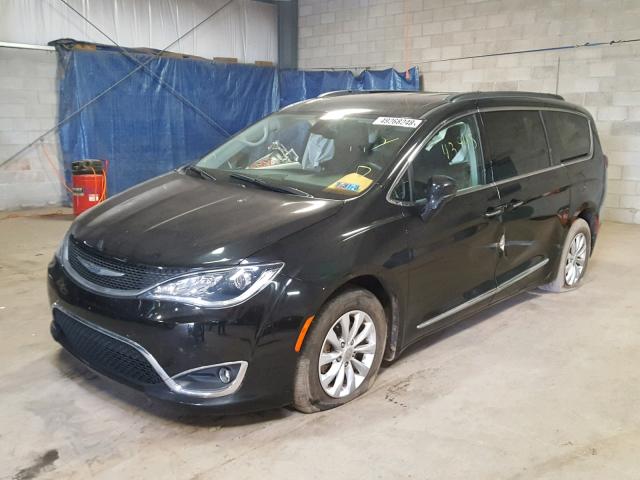 2C4RC1BG6HR703683 - 2017 CHRYSLER PACIFICA T BLACK photo 2