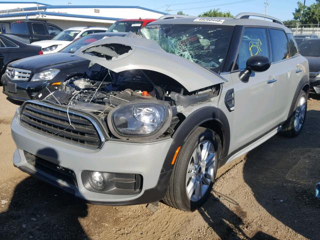 WMZYS7C31J3F44392 - 2018 MINI COOPER COU GRAY photo 2