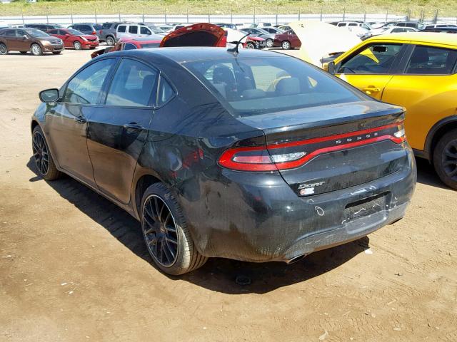 1C3CDFBB4FD345671 - 2015 DODGE DART SXT BLACK photo 3