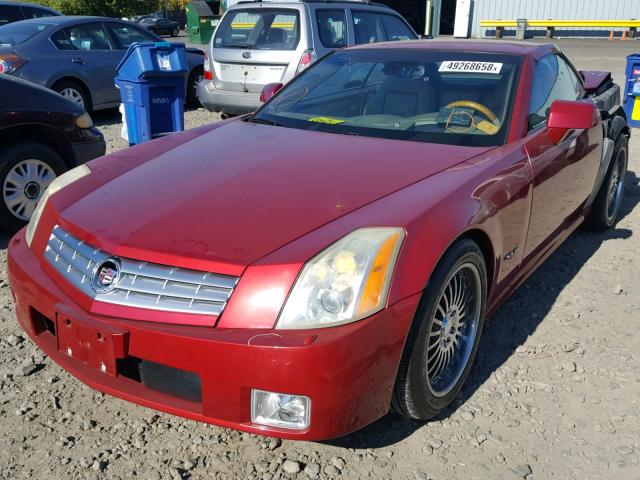 1G6YV34A945603839 - 2004 CADILLAC XLR RED photo 2