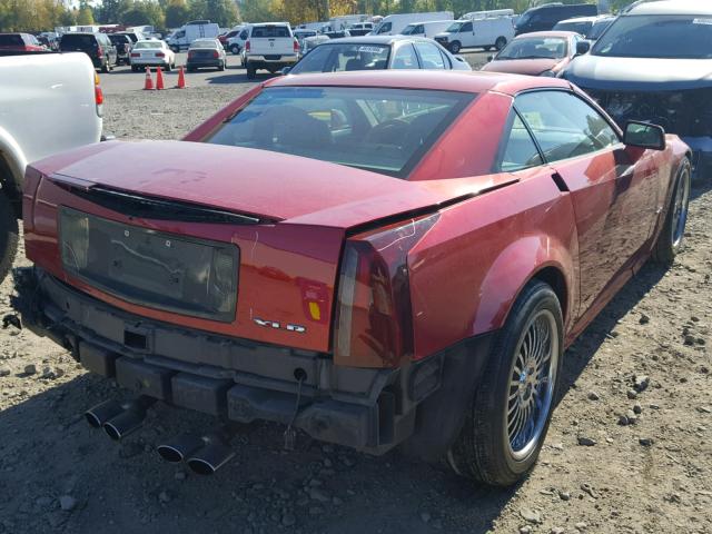 1G6YV34A945603839 - 2004 CADILLAC XLR RED photo 4