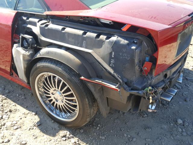 1G6YV34A945603839 - 2004 CADILLAC XLR RED photo 9