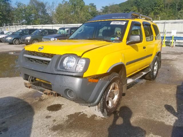 5N1ED28Y74C658088 - 2004 NISSAN XTERRA XE YELLOW photo 2