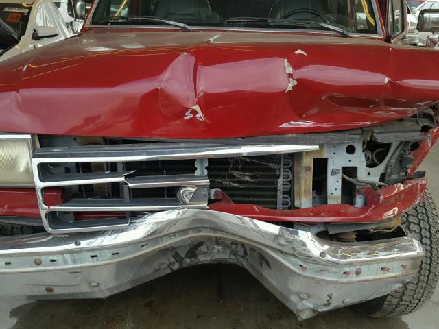 1FMEU15N9MLA35544 - 1991 FORD BRONCO U10 RED photo 7