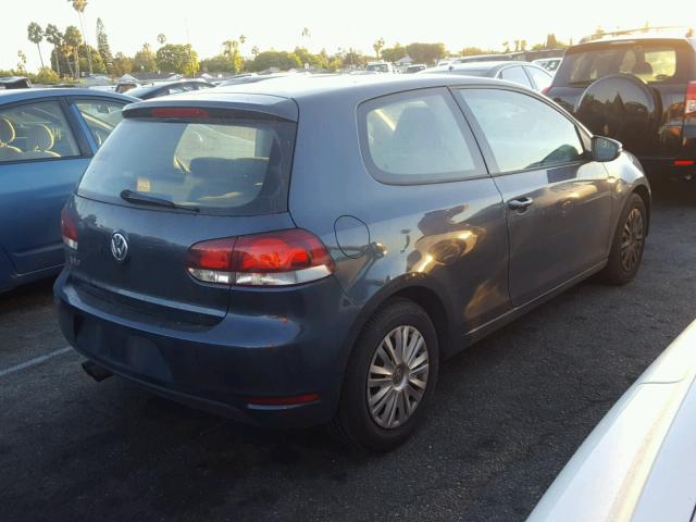 WVWAB7AJ0AW249489 - 2010 VOLKSWAGEN GOLF 蓝色 照片 4