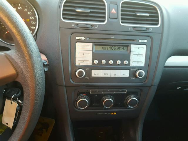 WVWAB7AJ0AW249489 - 2010 VOLKSWAGEN GOLF 蓝色 照片 9