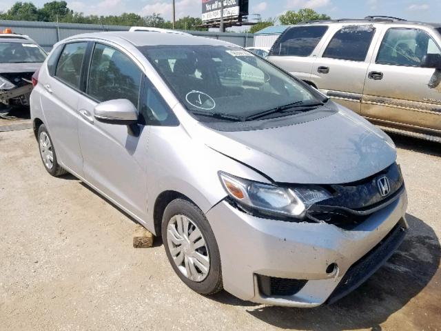 3HGGK5H56FM784018 - 2015 HONDA FIT LX SILVER photo 1