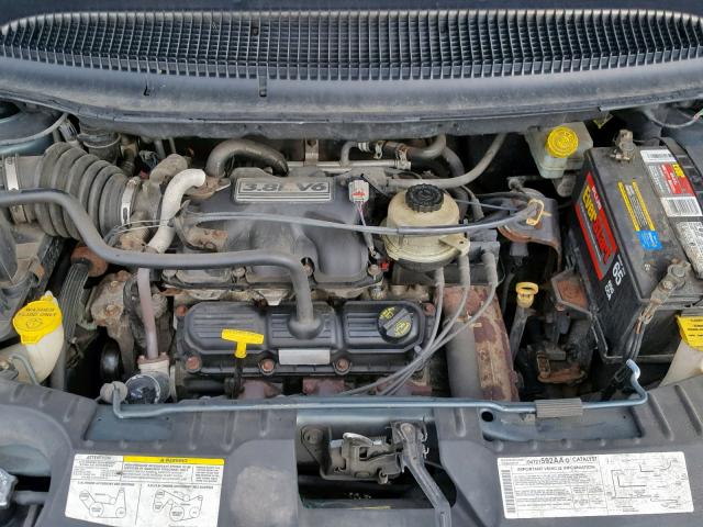 2A8GP54LX6R656371 - 2006 CHRYSLER TOWN & COU BLUE photo 7