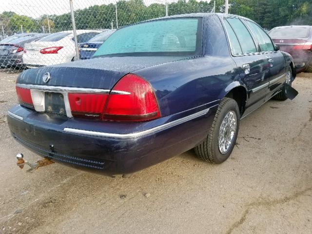 2MEFM74W6YX627576 - 2000 MERCURY GRAND MARQ BLUE photo 4