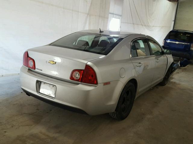 1G1ZB5EB3AF220605 - 2010 CHEVROLET MALIBU LS 银色 照片 4