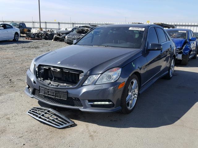 WDDHF5KB2CA536773 - 2012 MERCEDES-BENZ E 350 BLACK photo 2