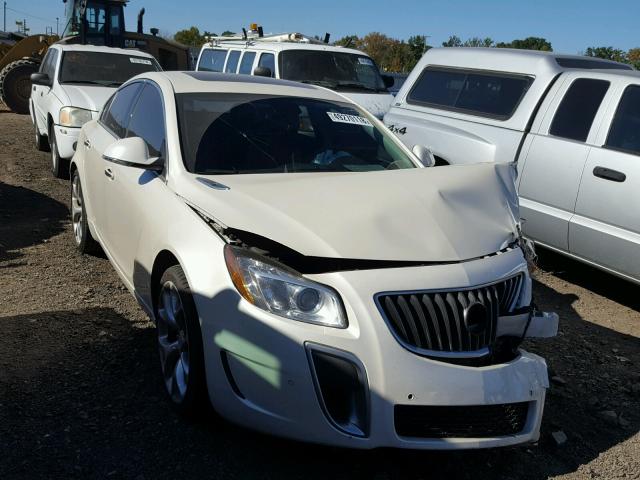 2G4GV5GV7D9168627 - 2013 BUICK REGAL GS WHITE photo 1