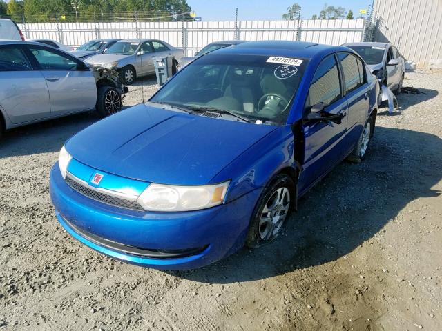 1G8AZ52F64Z190035 - 2004 SATURN ION LEVEL BLUE photo 2