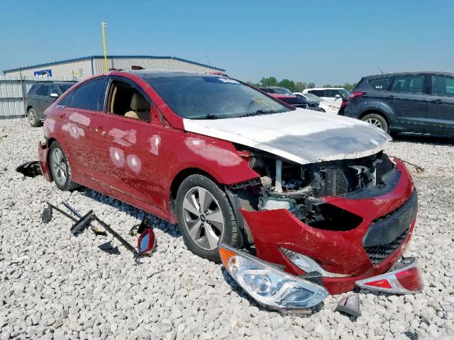 KMHEC4A46CA036324 - 2012 HYUNDAI SONATA HYB RED photo 1