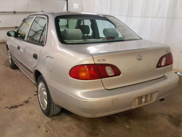 2T1BR12E8YC296688 - 2000 TOYOTA COROLLA VE SILVER photo 3