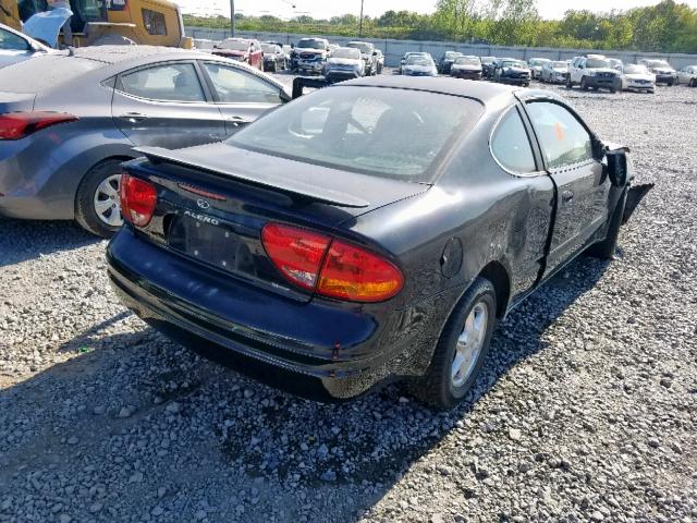 1G3NL12TXXC432775 - 1999 OLDSMOBILE ALERO GL BLACK photo 4