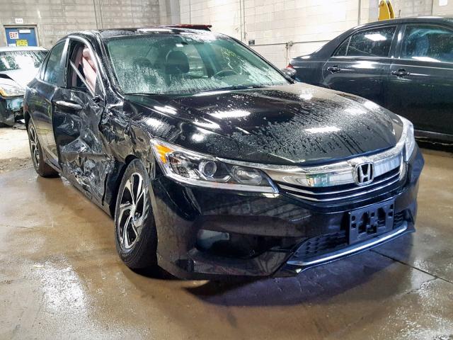 1HGCR2F31HA129940 - 2017 HONDA ACCORD LX BLACK photo 1