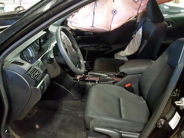 1HGCR2F31HA129940 - 2017 HONDA ACCORD LX BLACK photo 5