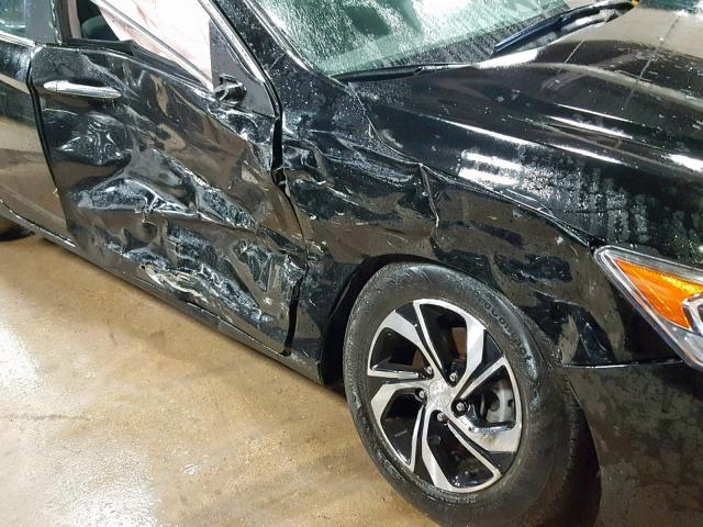 1HGCR2F31HA129940 - 2017 HONDA ACCORD LX BLACK photo 9