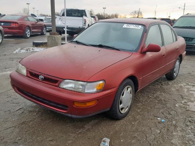 1NXBB02E3VZ626133 - 1997 TOYOTA COROLLA DX RED photo 2