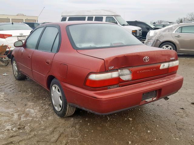 1NXBB02E3VZ626133 - 1997 TOYOTA COROLLA DX RED photo 3