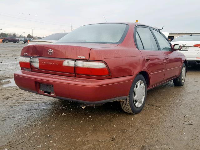 1NXBB02E3VZ626133 - 1997 TOYOTA COROLLA DX RED photo 4