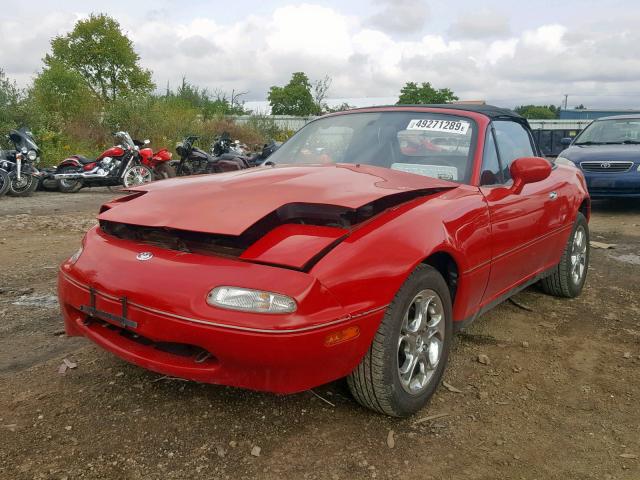 JM1NA3532T0705555 - 1996 MAZDA MX-5 MIATA RED photo 2