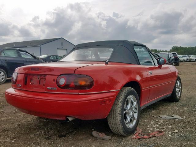 JM1NA3532T0705555 - 1996 MAZDA MX-5 MIATA RED photo 4