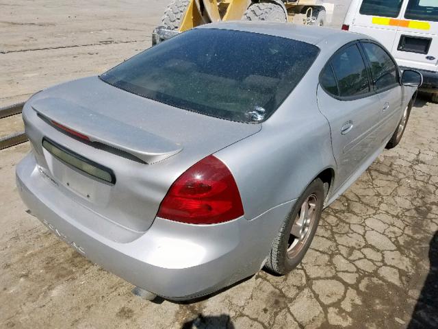 2G2WS522441146223 - 2004 PONTIAC GRAND PRIX SILVER photo 4