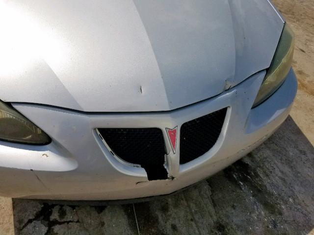 2G2WS522441146223 - 2004 PONTIAC GRAND PRIX SILVER photo 9