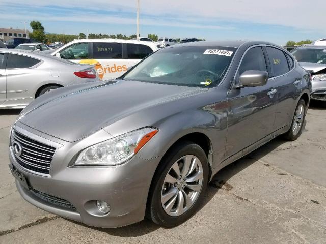 JN1BY1AR4CM396521 - 2012 INFINITI M37 X GRAY photo 2