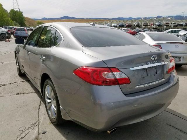 JN1BY1AR4CM396521 - 2012 INFINITI M37 X GRAY photo 3