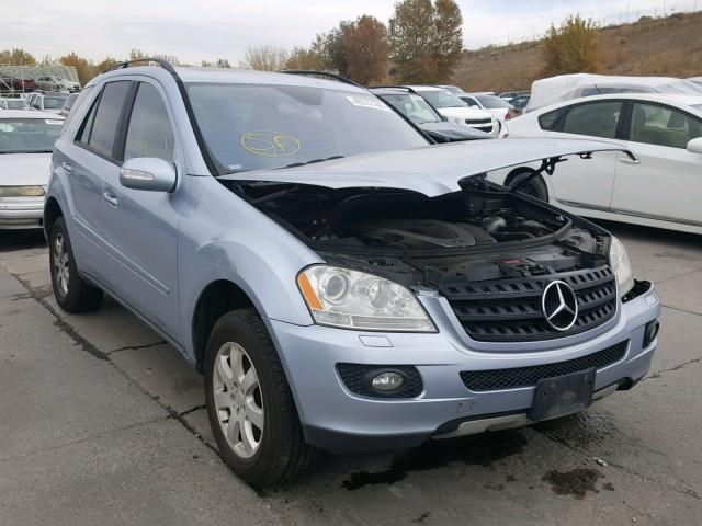 4JGBB86E76A120932 - 2006 MERCEDES-BENZ ML 350 BLUE photo 1