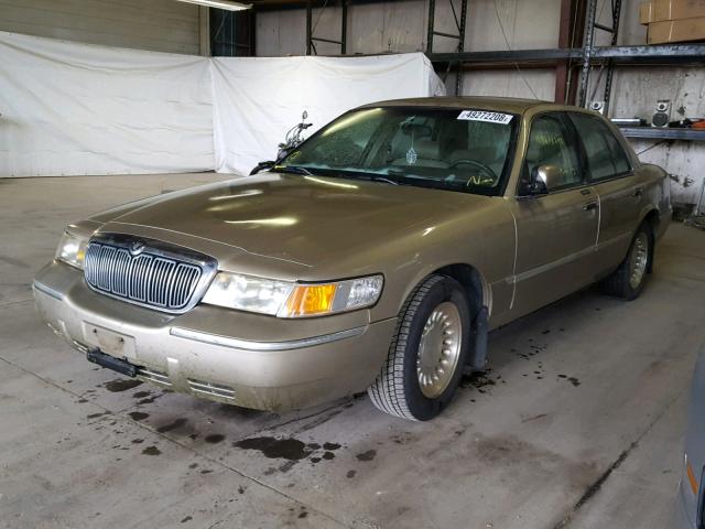 2MEFM75W7XX600982 - 1999 MERCURY GRAND MARQ TAN photo 2