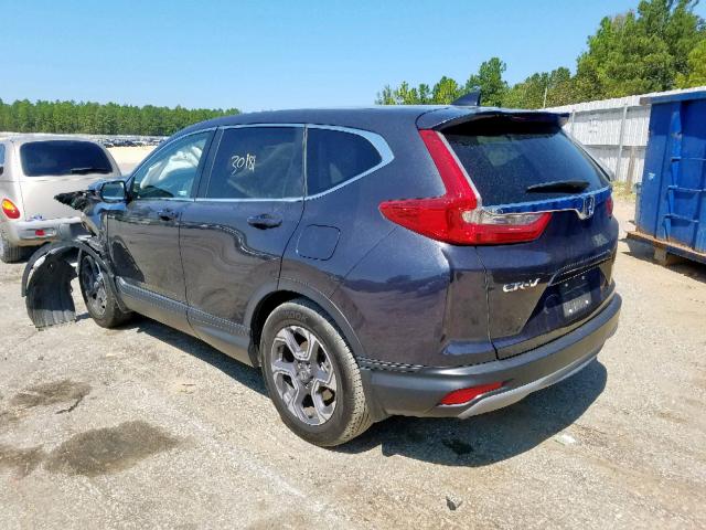 7FARW1H86JE032335 - 2018 HONDA CR-V EXL GRAY photo 3