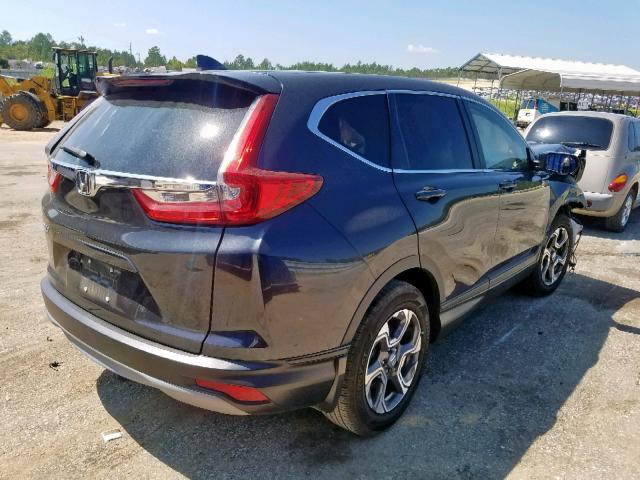 7FARW1H86JE032335 - 2018 HONDA CR-V EXL GRAY photo 4