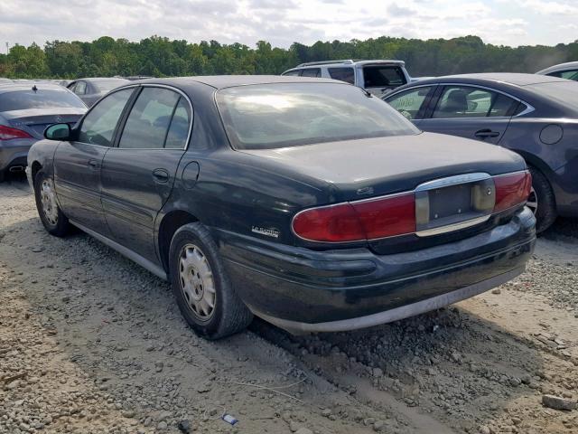 1G4HR54K02U157598 - 2002 BUICK LESABRE LI GREEN photo 3