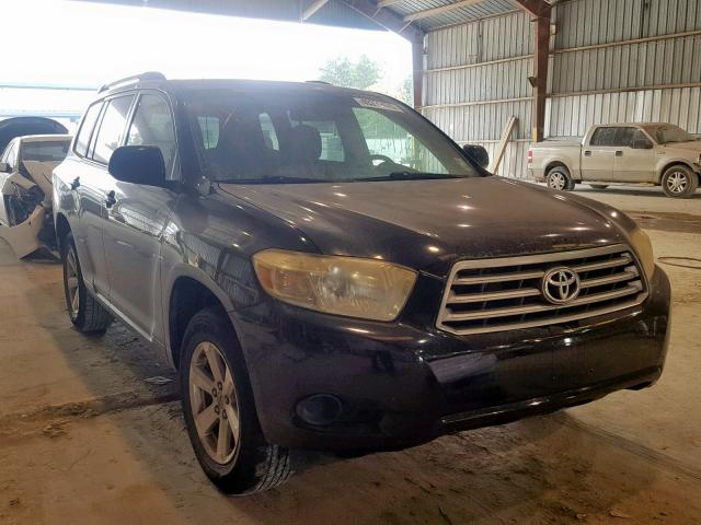 JTEDS41A082030802 - 2008 TOYOTA HIGHLANDER BLACK photo 1