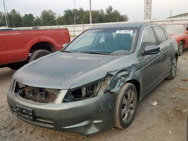 1HGCP26899A079095 - 2009 HONDA ACCORD EXL GREEN photo 2