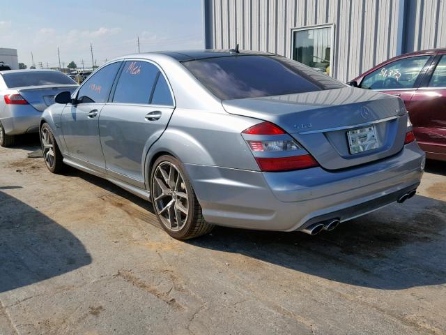 WDDNG77X88A152150 - 2008 MERCEDES-BENZ S 63 AMG GRAY photo 3