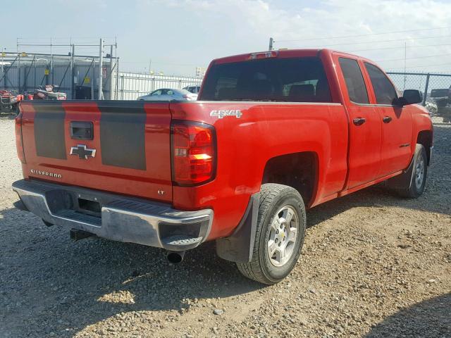 1GCVKREC6EZ379886 - 2014 CHEVROLET SILVERADO RED photo 4