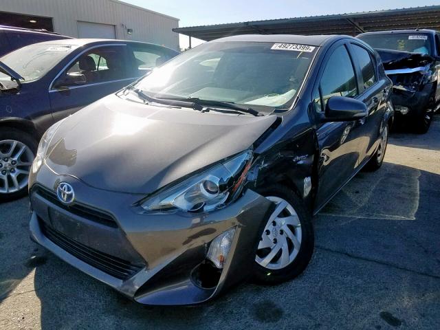 JTDKDTB33F1114678 - 2015 TOYOTA PRIUS C GRAY photo 2