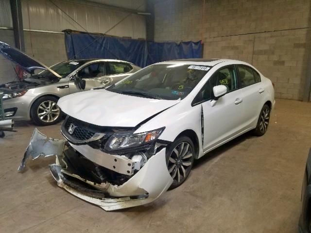 19XFB2F98FE228625 - 2015 HONDA CIVIC EXL 白色 照片 2