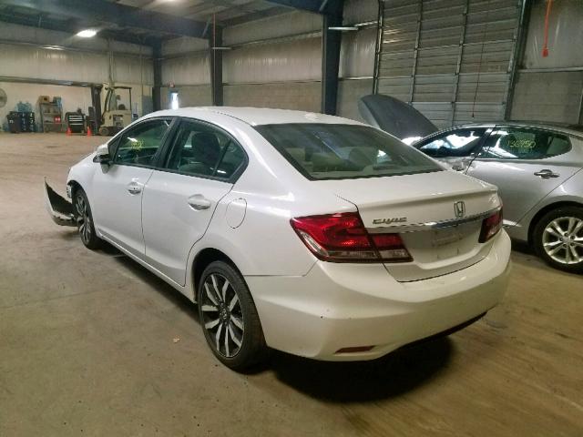 19XFB2F98FE228625 - 2015 HONDA CIVIC EXL 白色 照片 3
