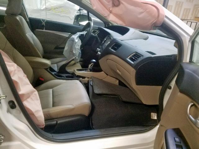 19XFB2F98FE228625 - 2015 HONDA CIVIC EXL 白色 照片 5