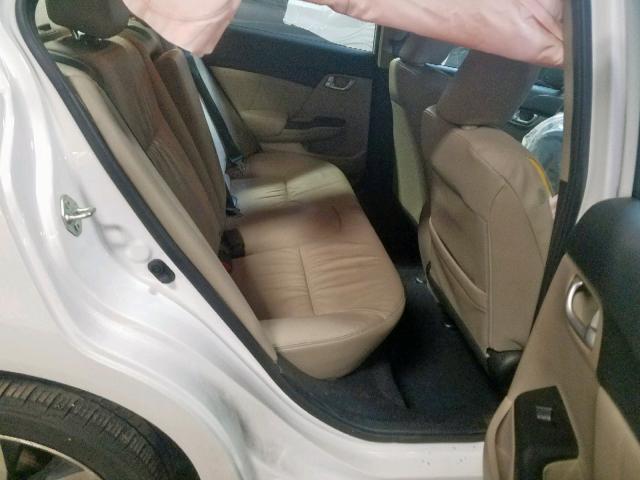 19XFB2F98FE228625 - 2015 HONDA CIVIC EXL 白色 照片 6