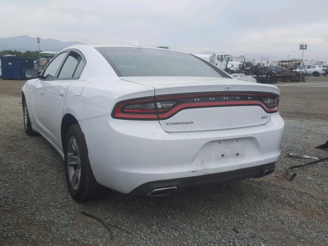 2C3CDXHG0FH726610 - 2015 DODGE CHARGER SX WHITE photo 3